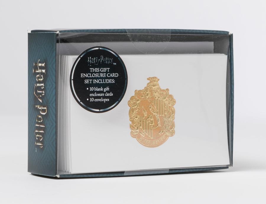 Harry Potter: Hufflepuff Foil Gift Enclosure Cards (Set of 10)-Film/ television/ radio and performing arts-買書書 BuyBookBook