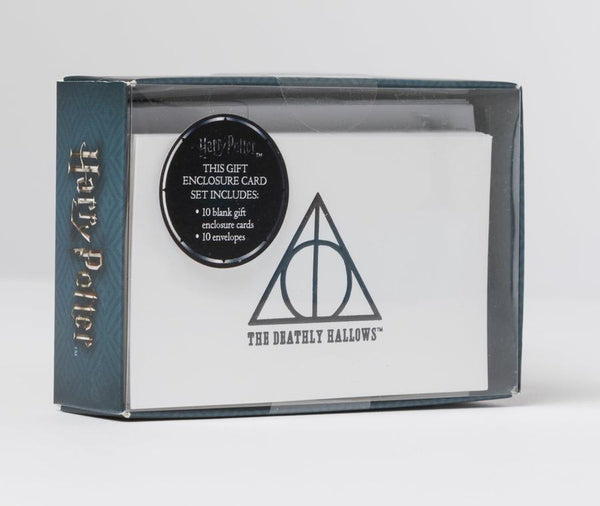 Harry Potter: Deathly Hallows Foil Gift Enclosure Cards (Set of 10)-Film/ television/ radio and performing arts-買書書 BuyBookBook