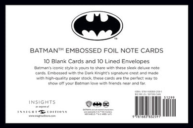 DC Comics: Batman Foil Note Cards (Set of 10) inside page 2
