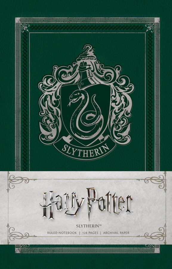 Harry Potter: Slytherin Ruled Notebook-Art: general-買書書 BuyBookBook