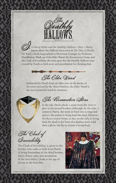 Harry Potter: The Deathly Hallows Ruled Notebook inside page 2