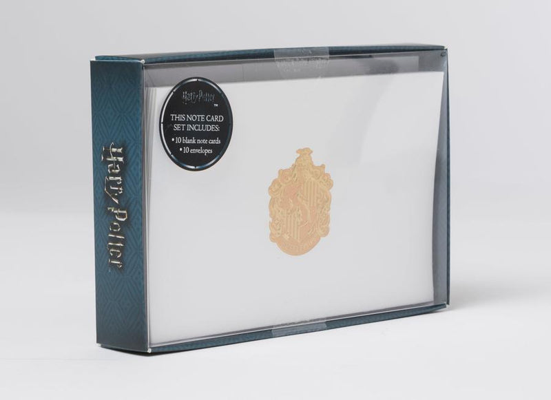 Harry Potter: Hufflepuff Foil Note Cards (Set of 10)-Film/ television/ radio and performing arts-買書書 BuyBookBook