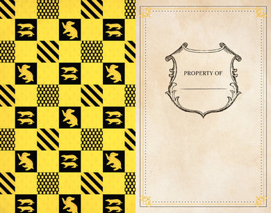 Harry Potter: Hufflepuff Ruled Notebook inside page 1