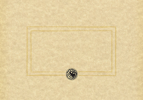 Game of Thrones: House Targaryen: Desktop Stationery Set (With Pen) inside page 2