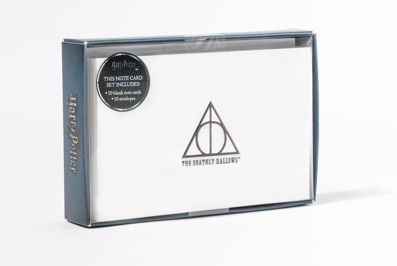 Harry Potter: Deathly Hallows Foil Note Cards (Set of 10)-Film/ television/ radio and performing arts-買書書 BuyBookBook