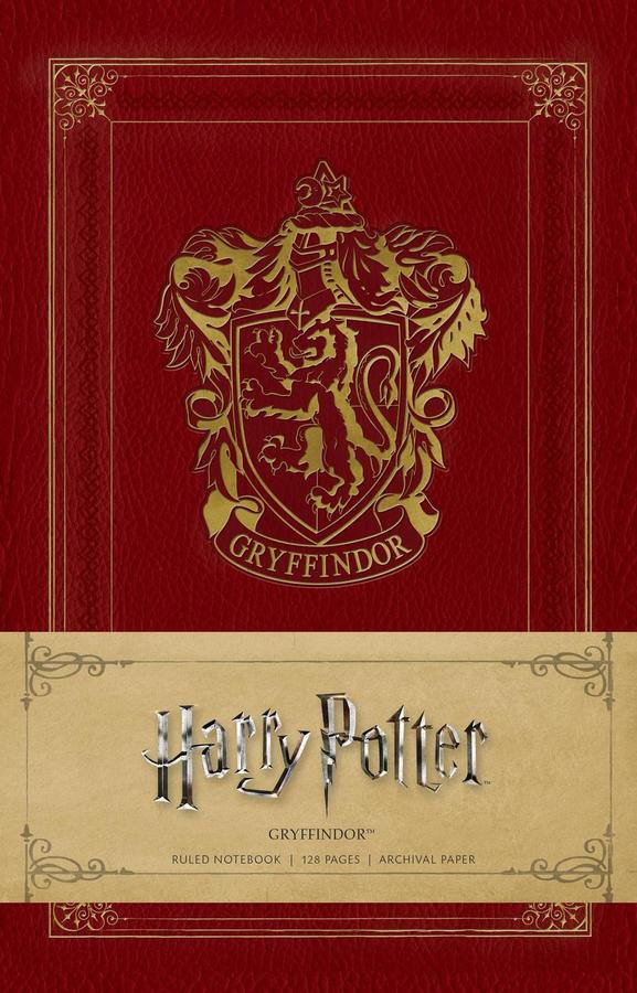 Harry Potter: Gryffindor Ruled Notebook-Art: general-買書書 BuyBookBook