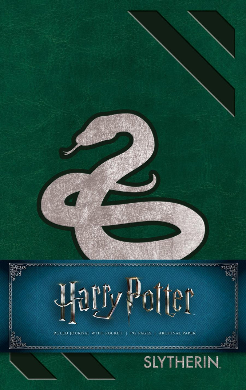 HARRY POTTER: SLYTHERIN HARDCOVER RULED JOURNAL-Film/ television/ radio and performing arts-買書書 BuyBookBook