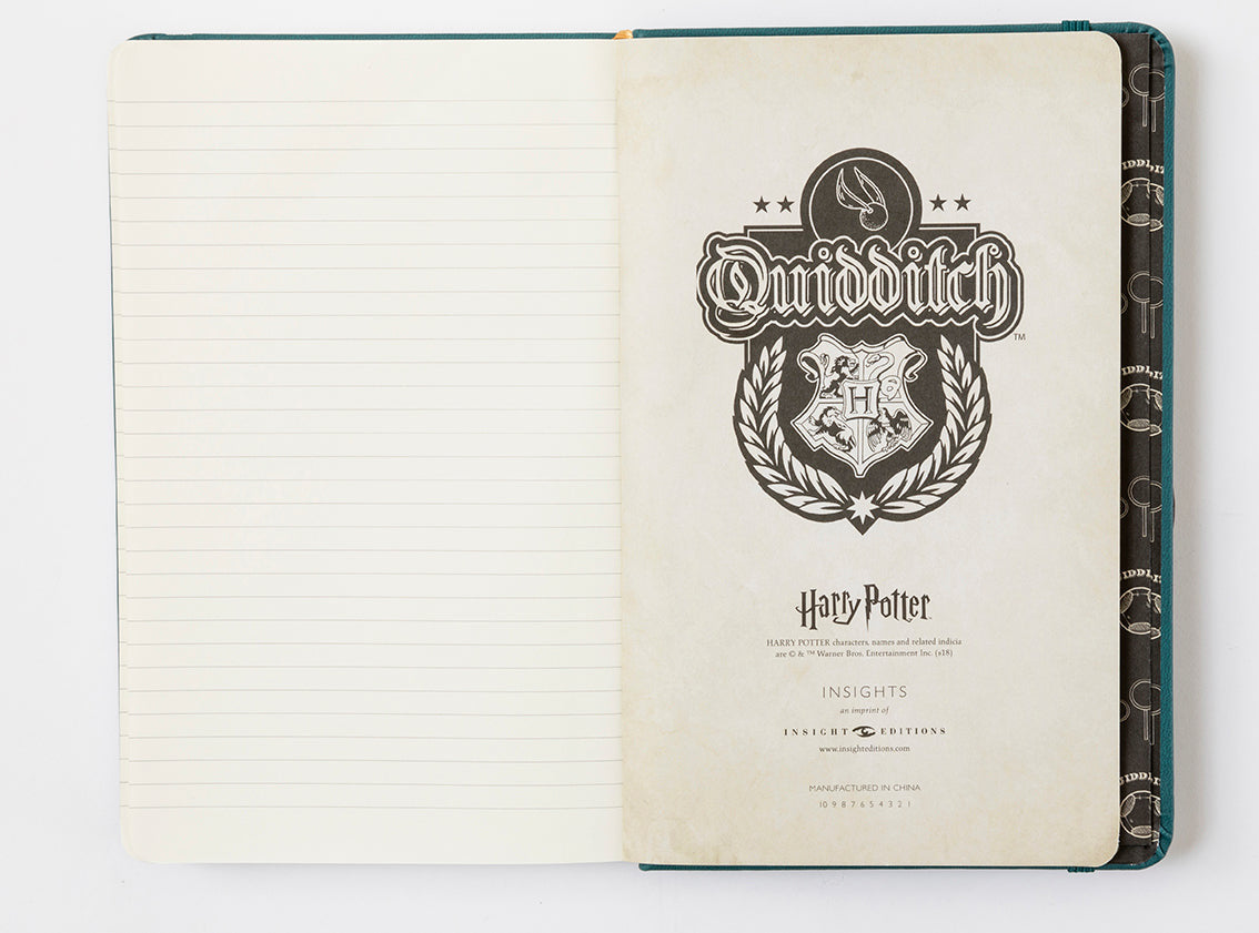 Harry Potter: Quidditch Hardcover Ruled Journal inside page 3
