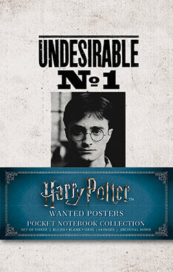 Harry Potter: Wanted Posters Pocket Notebook Collection (Set of 3) inside page 1