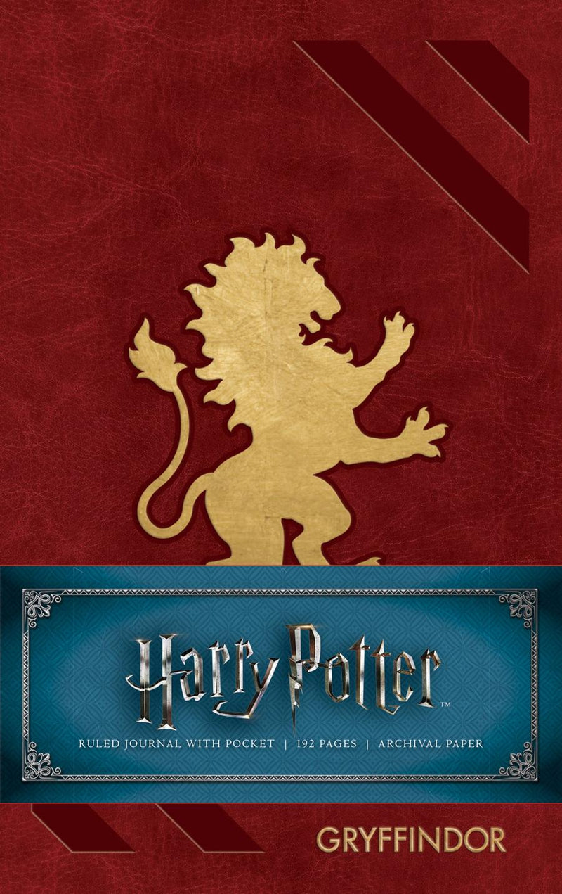 Harry Potter: Gryffindor Ruled Pocket Journal-Film/ television/ radio and performing arts-買書書 BuyBookBook