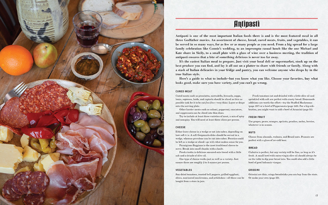 Godfather: The Corleone Family Cookbook inside page 1