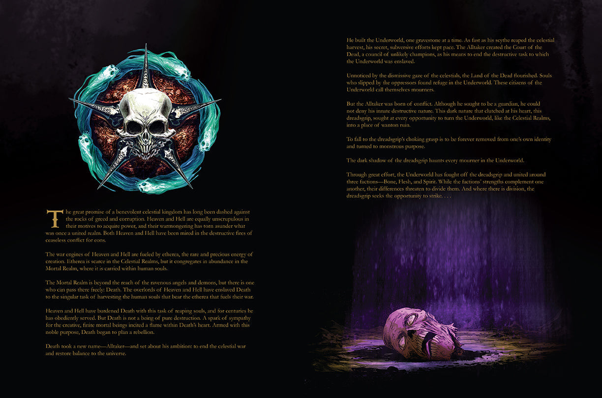 Court of the Dead: Shadows of the Underworld inside page 2