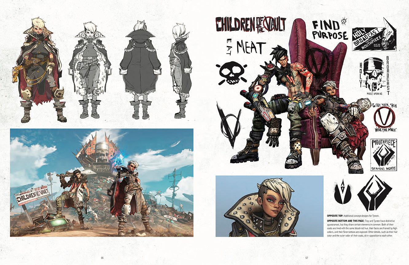 Art of Borderlands 3 inside page 2
