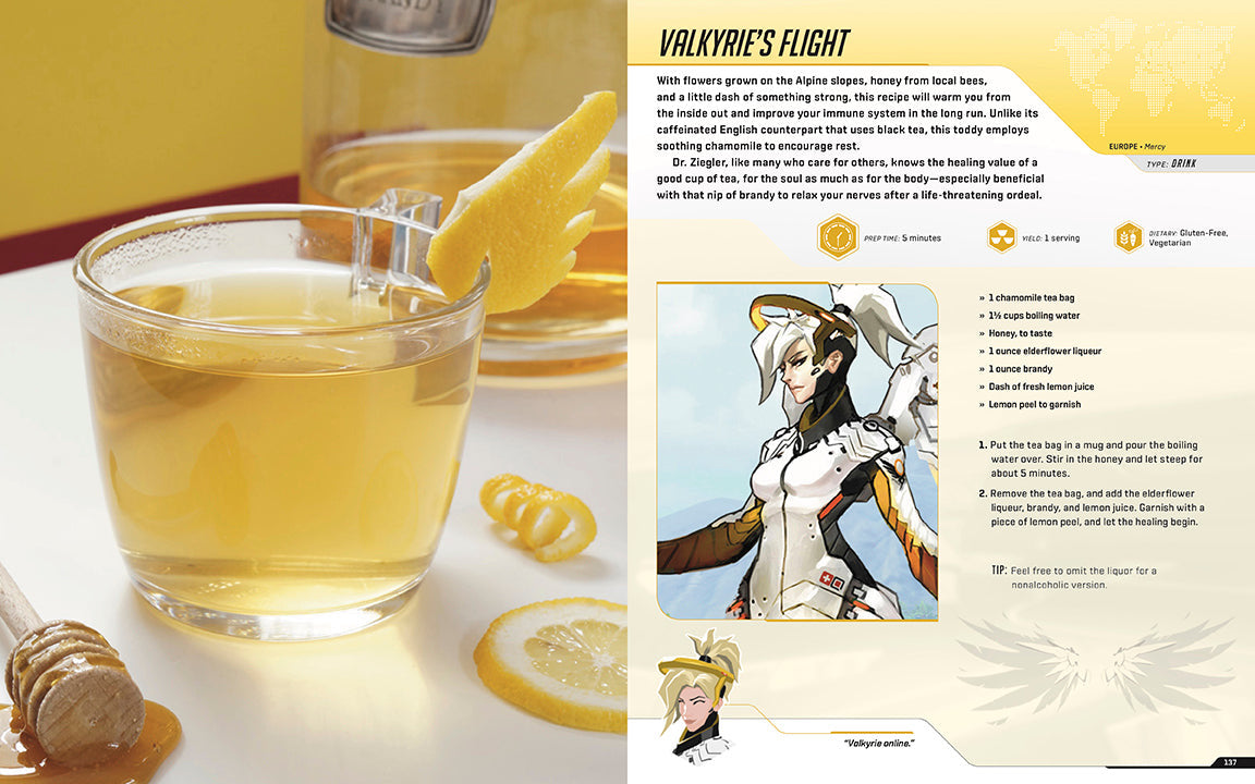 Overwatch: The Official Cookbook inside page 2