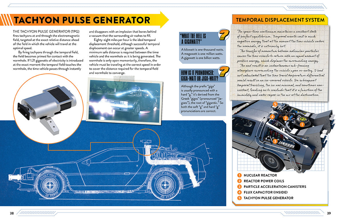 Back to the Future: DeLorean Time Machine inside page 3