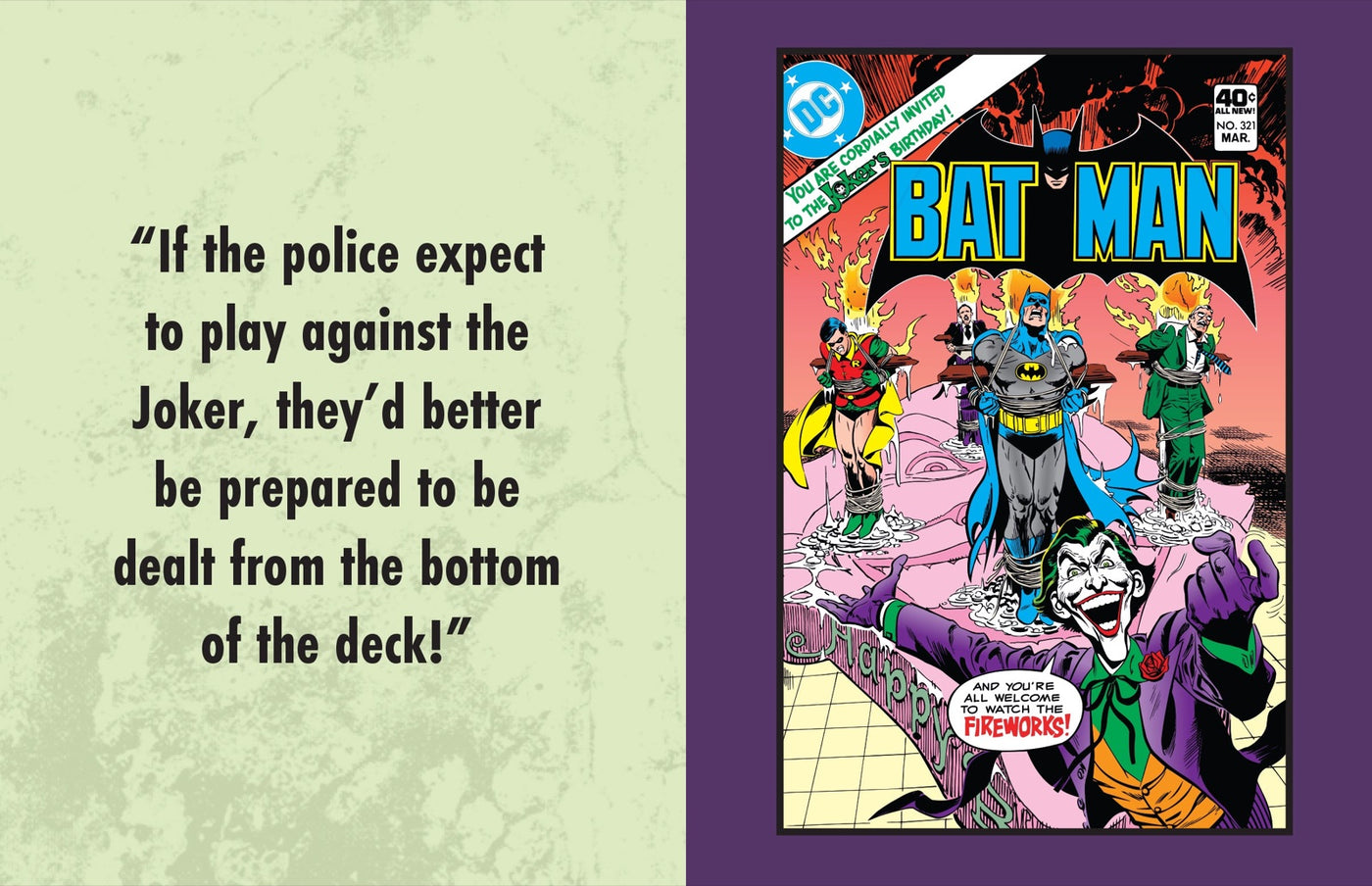 DC Comics: The Joker: Quotes from the Clown Prince of Crime inside page 1