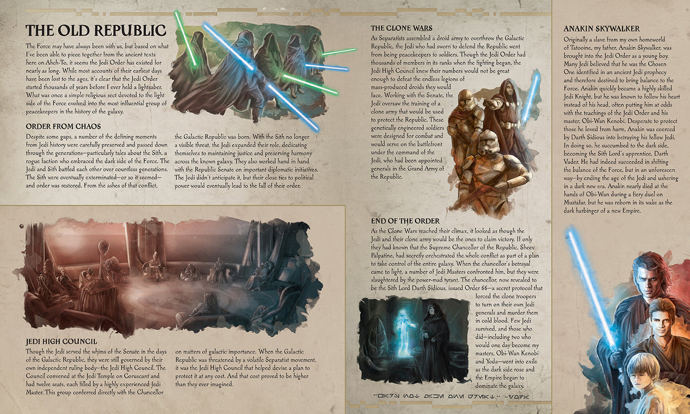 Star Wars: The Secrets of the Jedi inside page 1