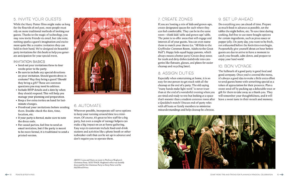 Harry Potter: Feasts & Festivities inside page 2