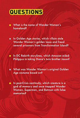 DC Comics: Wonder Woman Pop Quiz Trivia Deck inside page 1