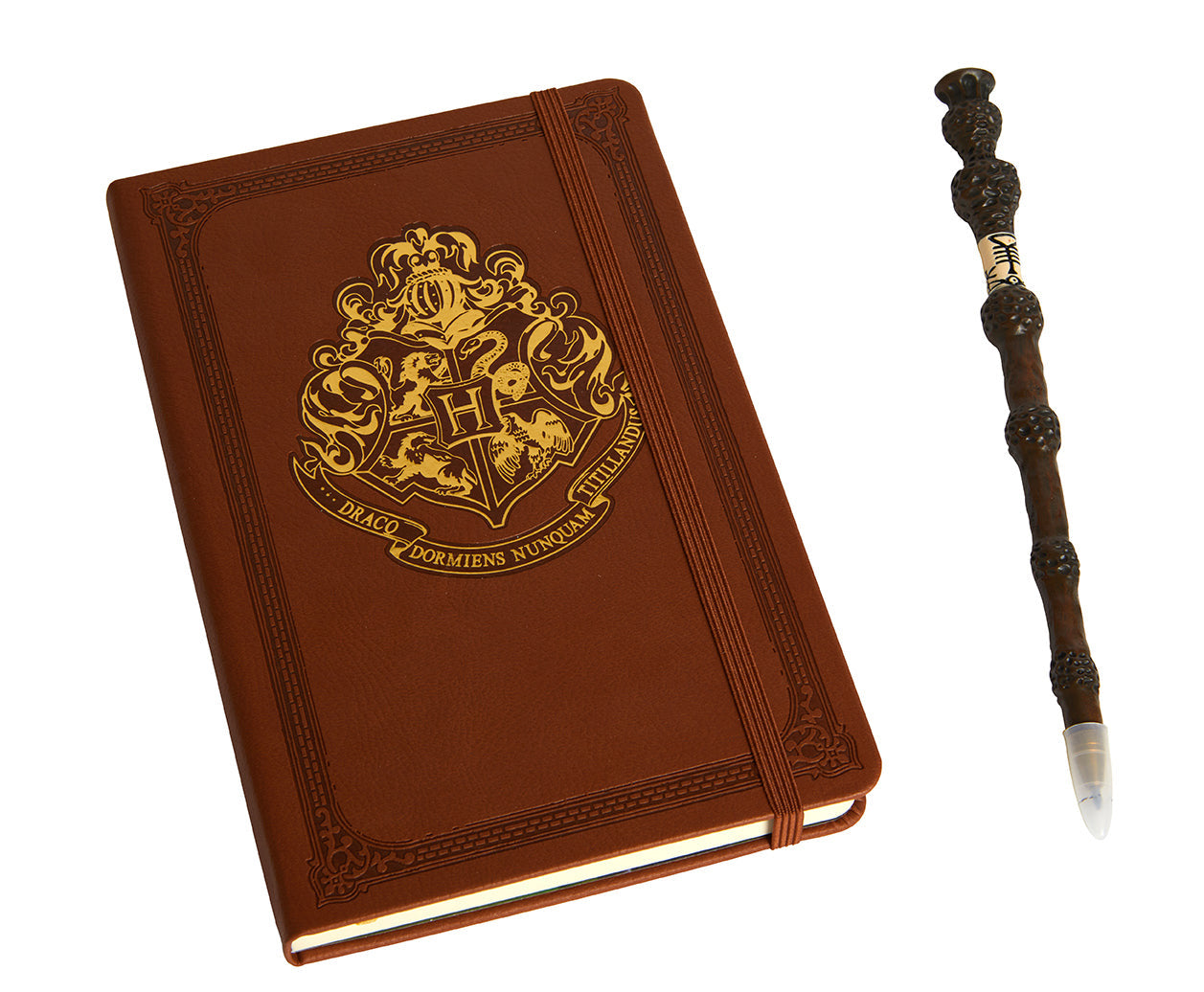 HARRY POTTER: HOGWARTS HARDCOVER JOURNAL AND ELDER WAND PEN SET inside page 1