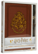 HARRY POTTER: HOGWARTS HARDCOVER JOURNAL AND ELDER WAND PEN SET-Film/ television/ radio and performing arts-買書書 BuyBookBook
