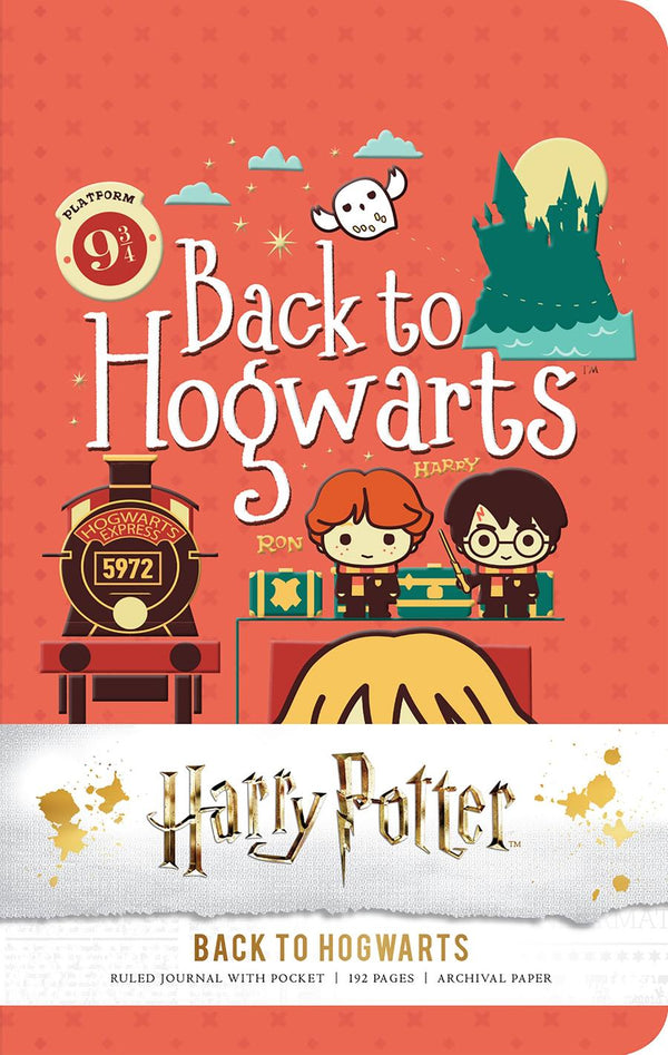 Harry Potter: Back to Hogwarts Ruled Pocket Journal-Film/ television/ radio and performing arts-買書書 BuyBookBook
