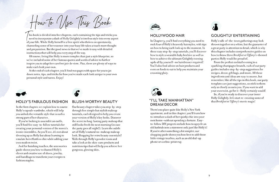 Breakfast at Tiffany's: The Official Guide to Style inside page 4