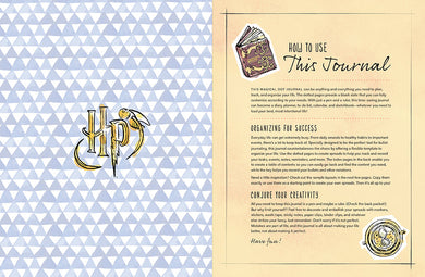 Harry Potter Dot Journal inside page 1