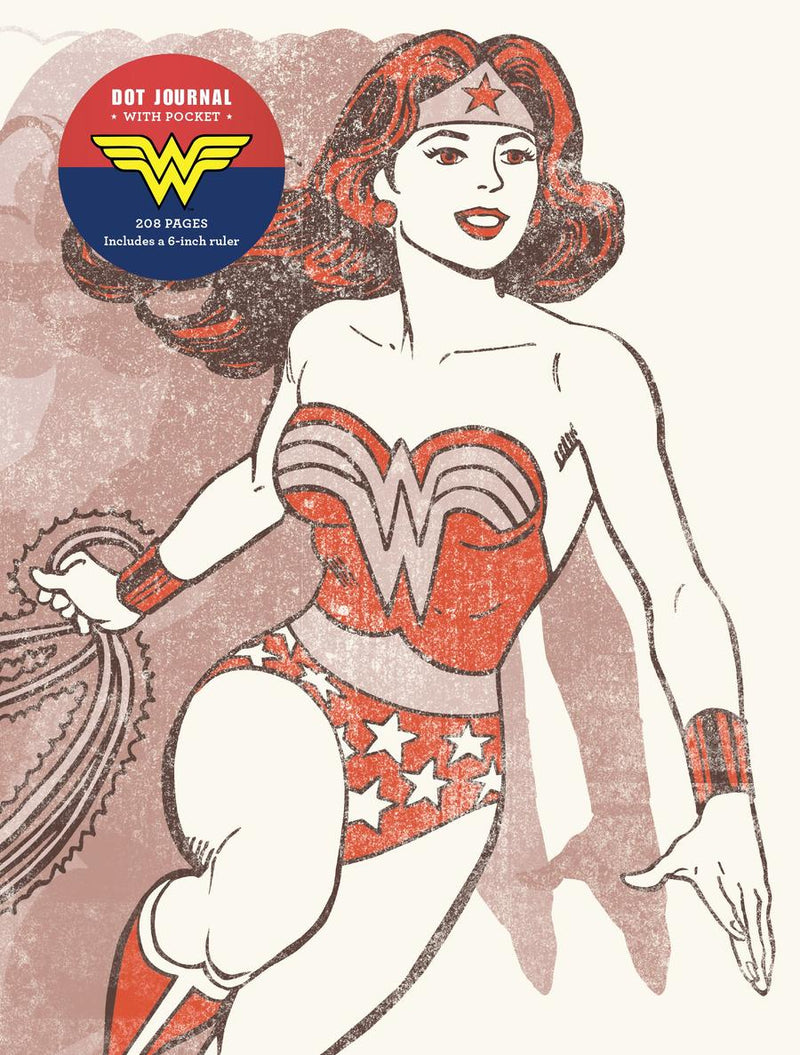 DC Comics: Vintage Wonder Woman Dot Journal-Art: general-買書書 BuyBookBook