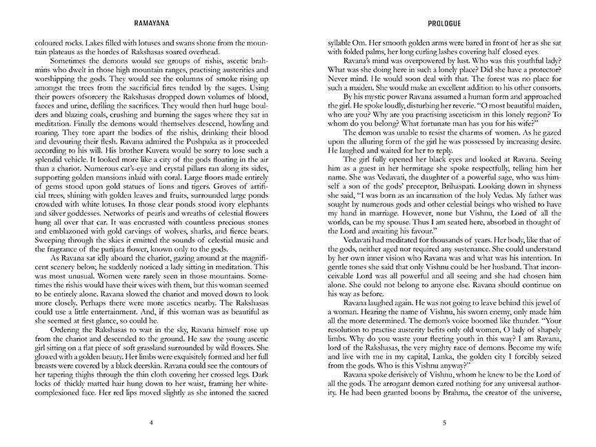 Ramayana inside page 2