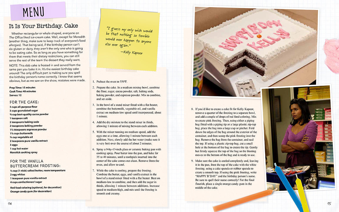Office: The Official Party Planning Guide to Planning Parties inside page 1