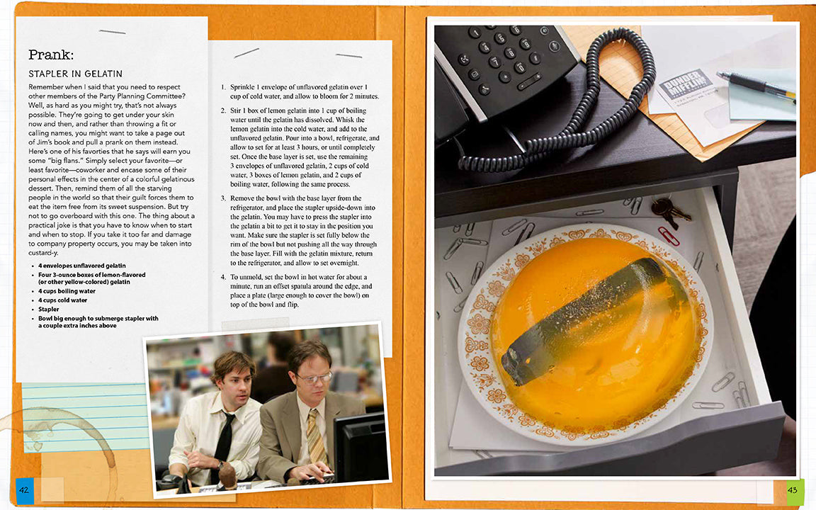 Office: The Official Party Planning Guide to Planning Parties inside page 2