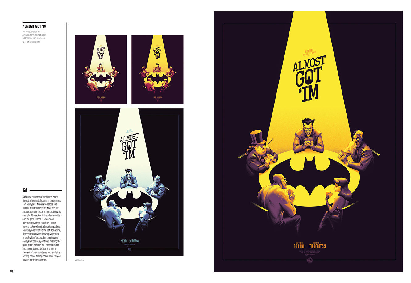 Batman: The Animated Series inside page 2