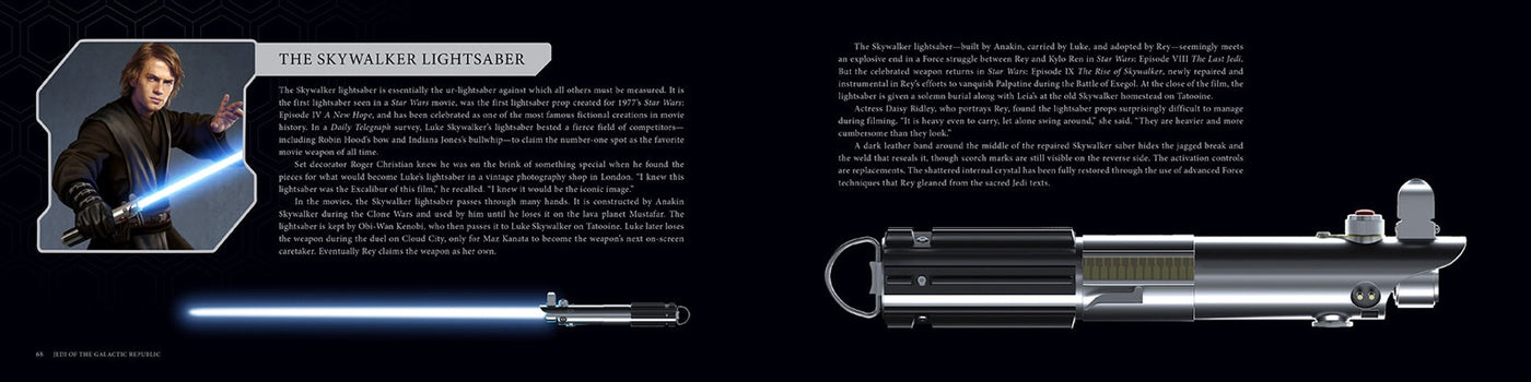 Star Wars: The Lightsaber Collection inside page 1