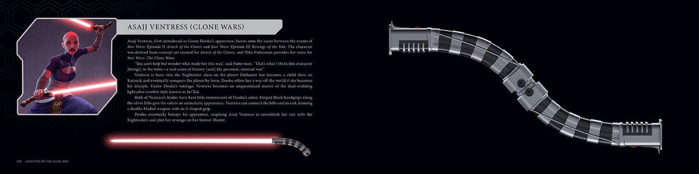 Star Wars: The Lightsaber Collection inside page 2