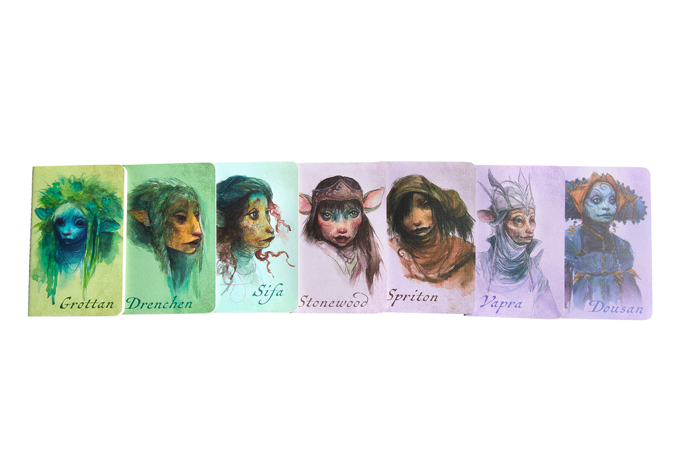 Dark Crystal: Gelfling Clan Sewn Notebook Boxed Set (Set of 7) inside page 1