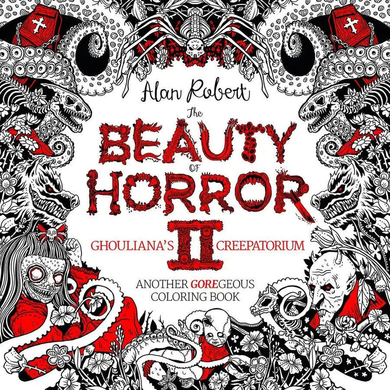 The Beauty of Horror 2: Ghouliana's Creepatorium Coloring Book-Lifestyle and Leisure-買書書 BuyBookBook