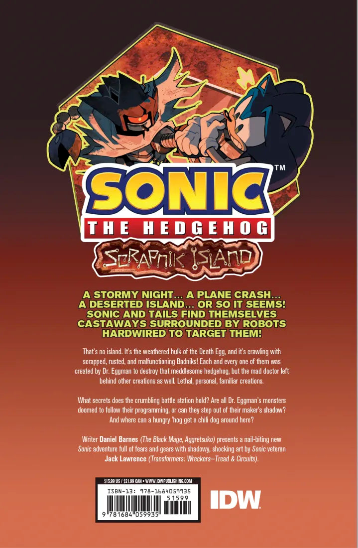 Sonic the Hedgehog: Scrapnik Island US - Paperback / softback