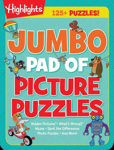 Jumbo Pad of Picture Puzzles-Children’s / Teenage general interest: Hobbies/ quizzes/ toys and games-買書書 BuyBookBook