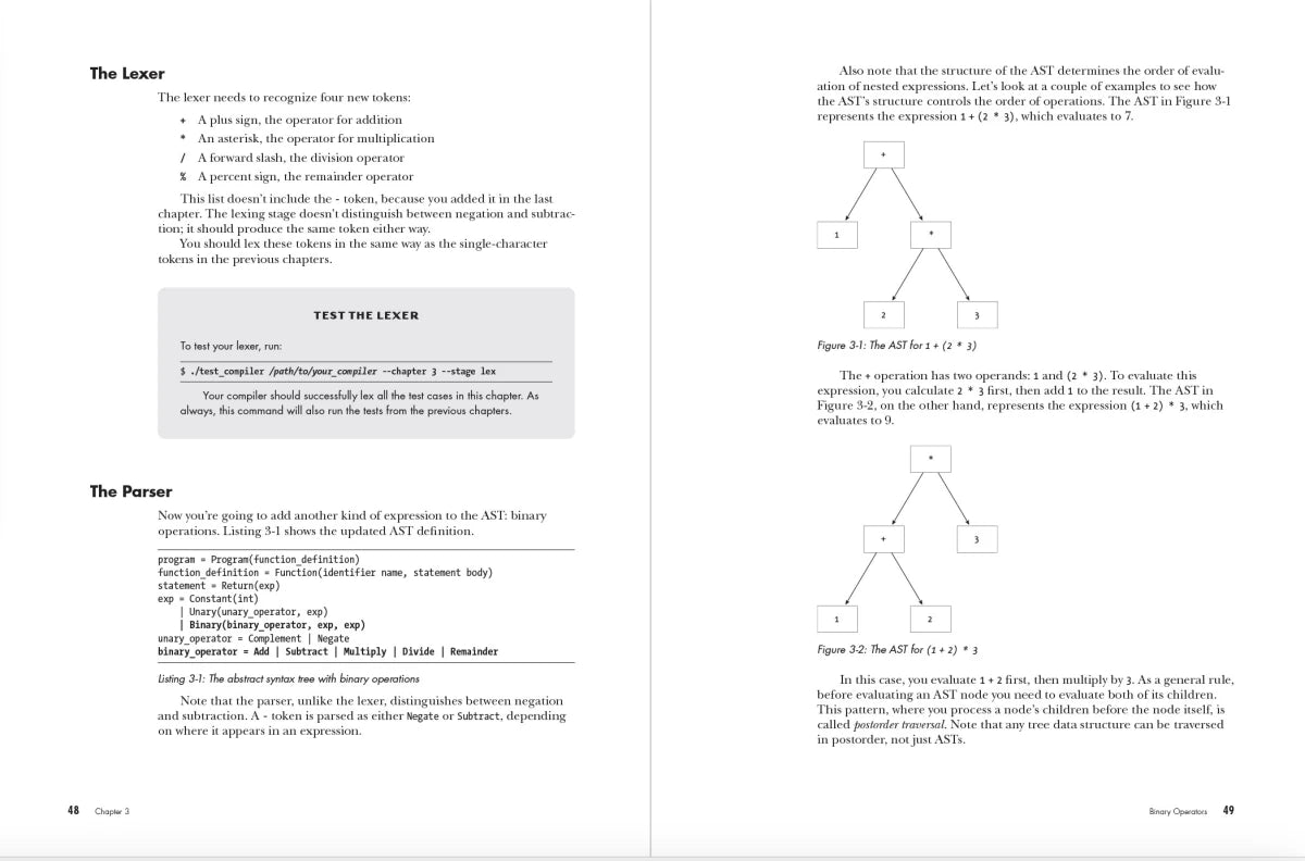 Writing a C Compiler US - Paperback / softback