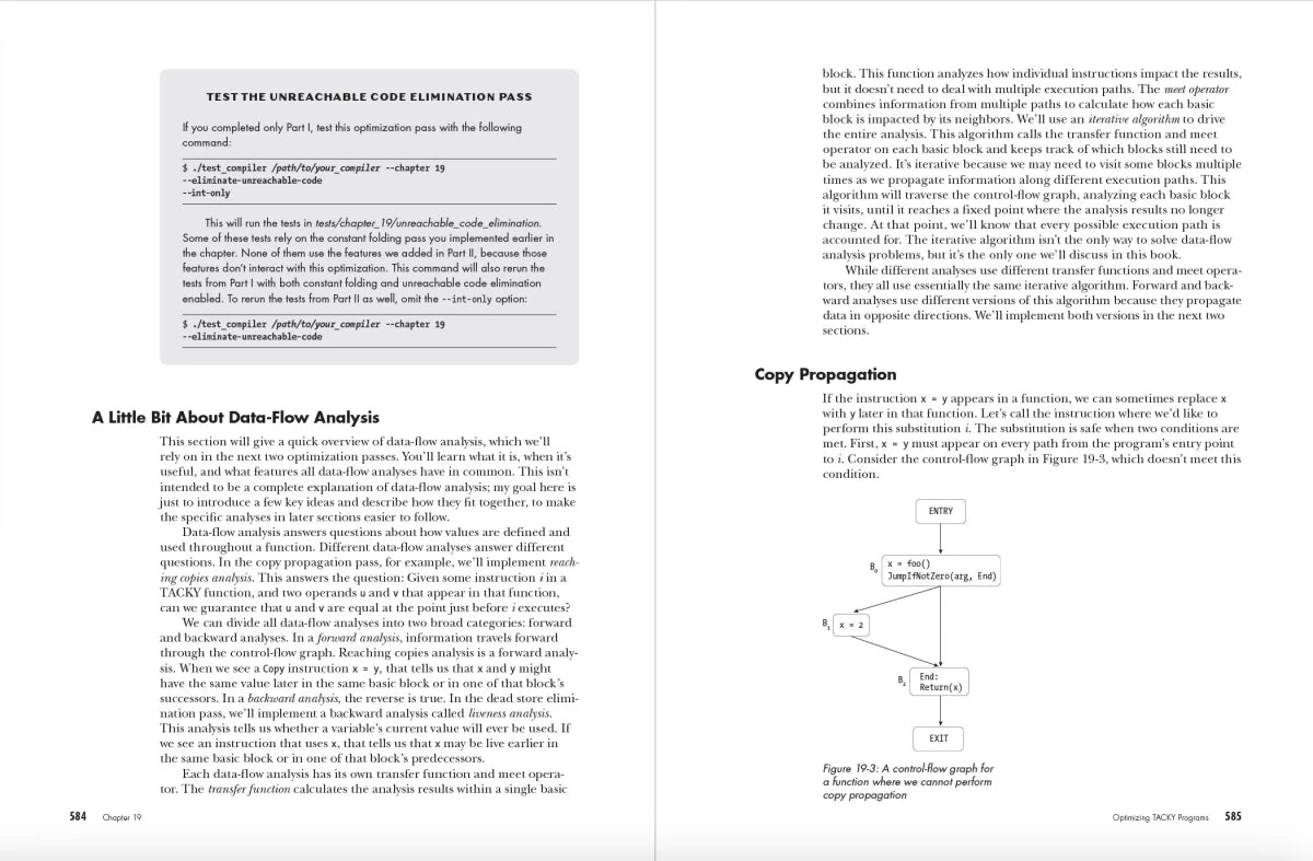 Writing a C Compiler US - Paperback / softback