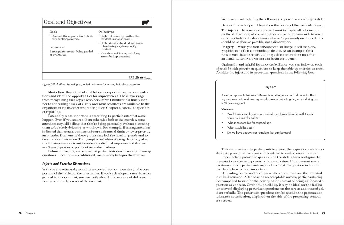 Cybersecurity Tabletop Exercises US - Paperback / softback