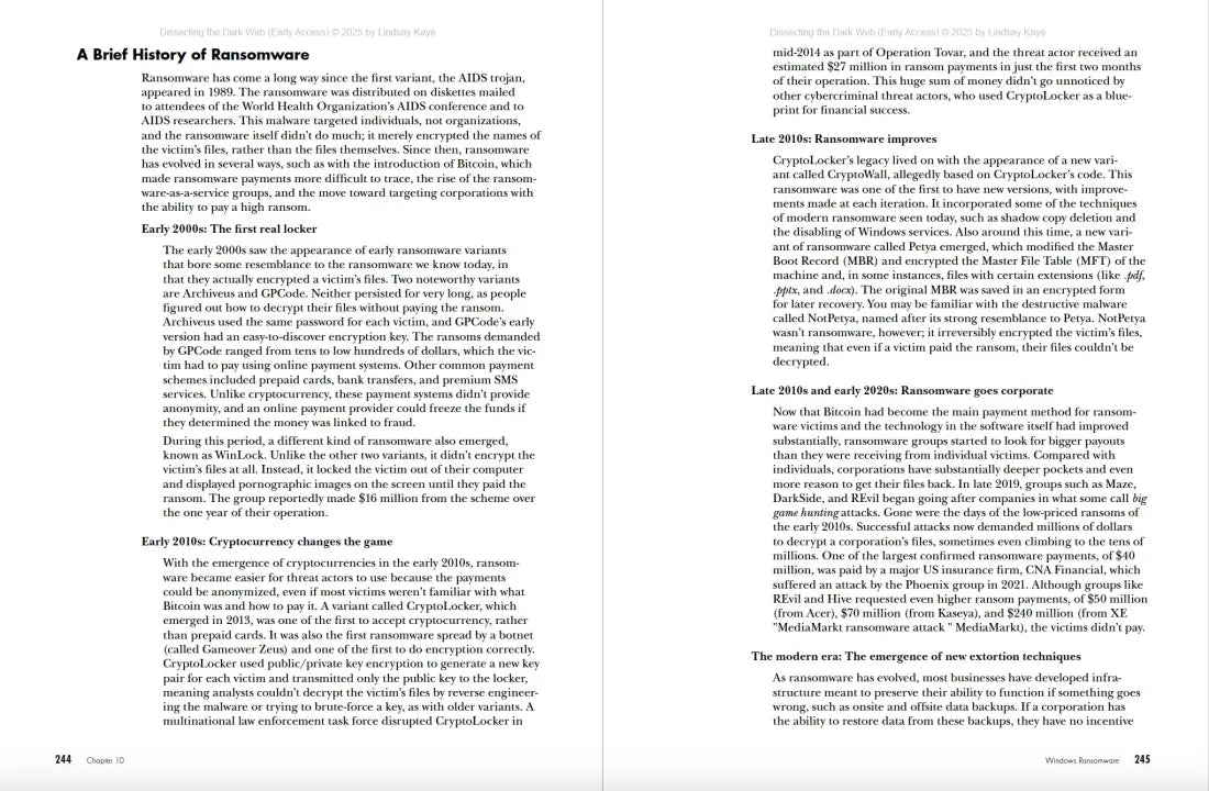 Dissecting the Dark Web US - Paperback / softback