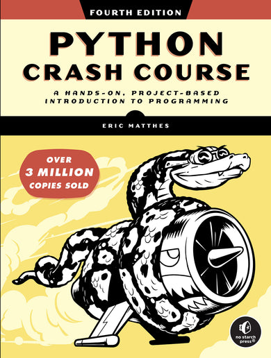Python Crash Course, 4th Edition cover (ISBN 9781718505148)