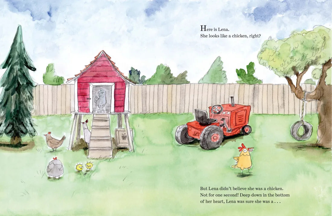 Lena the Chicken (But Really a Dinosaur!) CA - Hardback