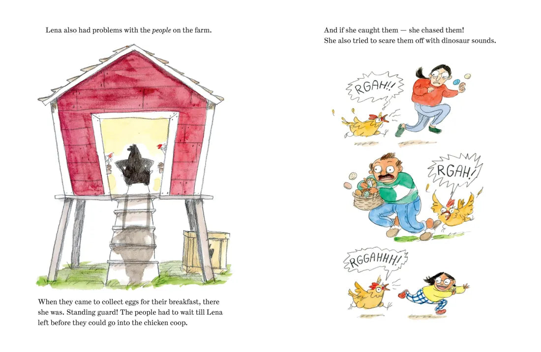 Lena the Chicken (But Really a Dinosaur!) CA - Hardback