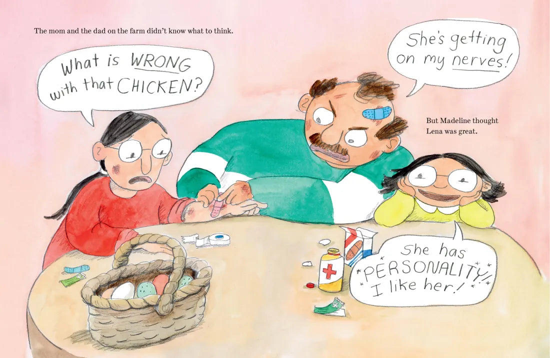 Lena the Chicken (But Really a Dinosaur!) CA - Hardback