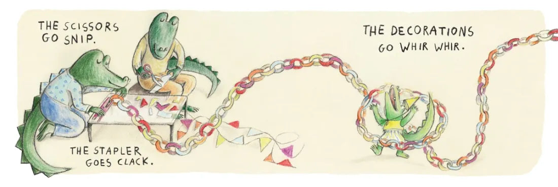 What Does Little Crocodile Say At the Birthday Party? CA - Hardback