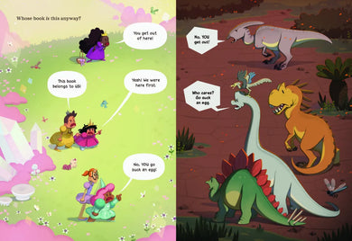 Princesses Versus Dinosaurs CA - Paperback / softback