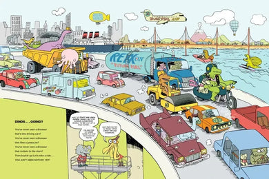 Dinos That Drive CA - Hardback